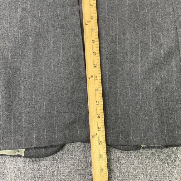 Vintage Donald Brooks Blazer Mens 44R Gray Pinstripe Wool ACWA Union USA 60s 70s - Picture 6 of 15